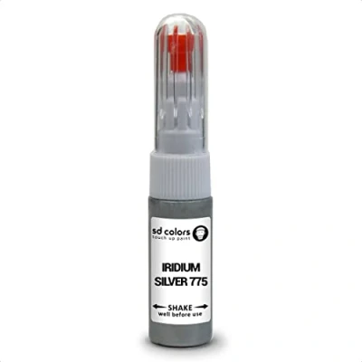 Immagine di SD COLORS IRIDIUM SILVER 775 compatibile con MERCEDES New Touch Up Paint Pen Kit di riparazione 20 ML GRAFFIO SPAZZOLA COLORE