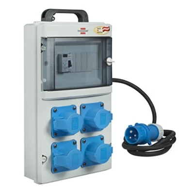 Immagine di Brennenstuhl 1154857 Distributore di corrente portatile IP 44, Grigio