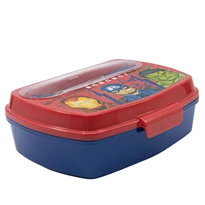 Immagine di SANDWICH BOX +POSATE MOD.FUNNY AVENGERS