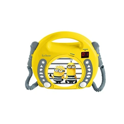 Immagine di Lexibook Despicable Minions Cattivissimo Me Lettore CD con Microfono, Colore Giallo/Grigio, Norme, RCDK100DES