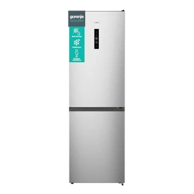 Immagine di Gorenje N 619EAXL4 Frigorifero congelatore, display LED, 186 cm, 300 l, NoFrostPLus, scomparto per verdure con regolatore di umidità, FastFreeze, acciaio INOX
