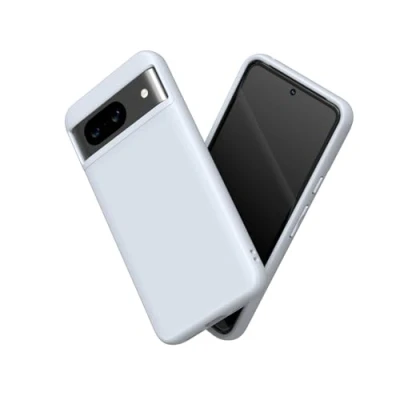 Immagine di RhinoShield Case Compatible with [Pixel 8] SolidSuit Shock Absorbent Slim Design Protective Cover Premium Matte Finish 3.5M / 11ft Drop Protection Ash Grey