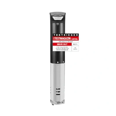 Immagine di CASO SV 1200 Smart Sous Vide Garer, riscaldamento rapido grazie alla potenza di Watt, completamente impermeabile, Stick controllabile con l&#039;app Control 3D circolazione