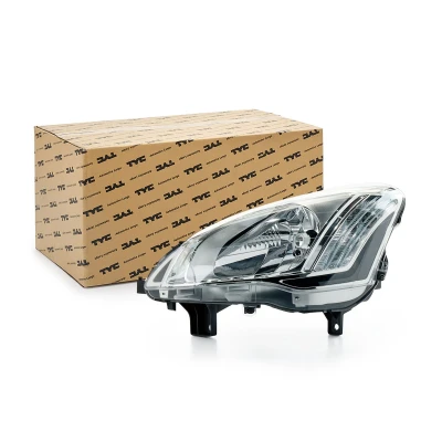 Immagine di TYC 20 14700 05 2 Fari Sx H4 per veicolo circolazione Dx con motore elettrico CITROËN: Berlingo II Van, II, PEUGEOT: Partner Tepee