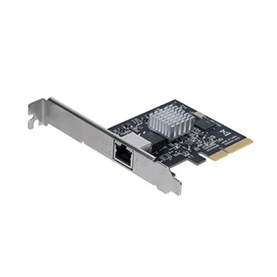 Immagine di Startech.com Scheda di Rete Ethernet PCI Express ad 1 Porta 10Gbase T/Nbase T, Supporto 5 Velocita: 10G/5G/2.5G/1G/100Mbps, PCie2.0