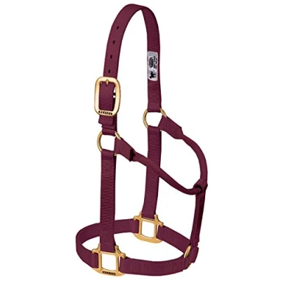 Immagine di Weaver Leather Cavezza per Cavallo in Nylon Non Regolabile, Piccola, Bordeaux
