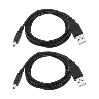 Immagine di ECSiNG cavo di ricarica USB per calcolatrici, USB, dati compatibile con Texas TI 84 Plus CE Nspire CX CAS calcolatrice grafica sostituzione