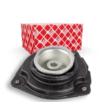 Immagine di FEBI BILSTEIN 171372 Supporto ammortizzatore a molla Assale anteriore Dx senza cuscinetto sfere Gomma NISSAN: Qashqai / Qashqai+2 I, X Trail