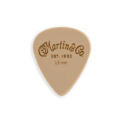 Immagine di Martin &amp; Co. 18A0120 Luxe Apex Pick 1.5mm in Torlon, Plettro Standard per Chitarra con Superficie Satinata e Bordi Smussati