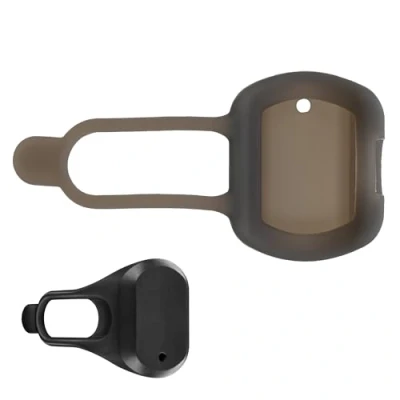 Immagine di kwmobile Custodia Dispositivo Velocità Bici Compatibile con Garmin Speed Sensor 2 Case Accessori Ciclismo Silicone Resistente Acqua grigio