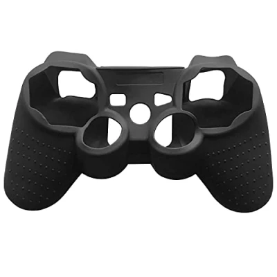 Immagine di OSTENT custodia protettiva in gel di silicone per morbida controller Sony PlayStation PS2 PS3 Colore Nero