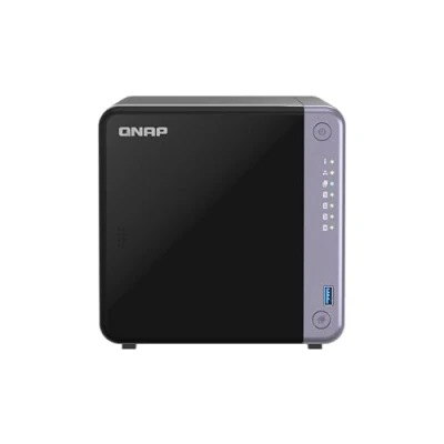 Immagine di QNAP TS 432X 4G US NAS desktop a 4 alloggiamenti 10GbE con processore quad core ARM Alpine AL524 e RAM DDR4 da GB (senza disco)