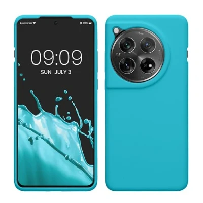 Immagine di kwmobile Cover per OnePlus 12 Custodia Back Case Smartphone in Silicone TPU Protezione Gommata ghiaccio freddo