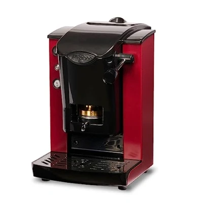 Immagine di FABER COFFEE MACHINES Modello Slot Plast Macchina caffe a cialde ese 44mm Colore Borgogna plastiche Nero Pressacialda in ottone