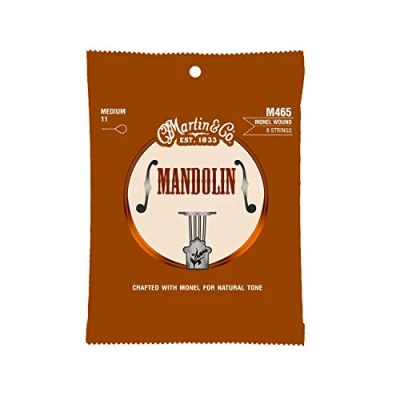 Immagine di Martin Strings M 465 MANDOLIN RETRO MONEL WOUND MEDIUM LOOP END Corde per Mandolino 011/040