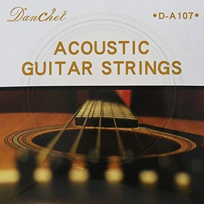 Immagine di Danchet Corde per chitarra acustica, A107, bronzo fosforoso, durezza media (1 set)