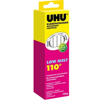 Immagine di UHU 48620 Stick colla a caldo 170 mm Trasparente 125 g 10 pz.