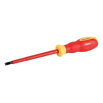 Immagine di Silverline 460213 cacciavite piatto di elettricista VDE, 0 V, Red