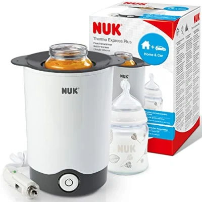 Immagine di NUK Thermo Express Plus Flaschenwärmer Scaldapappe Bianco, Nero