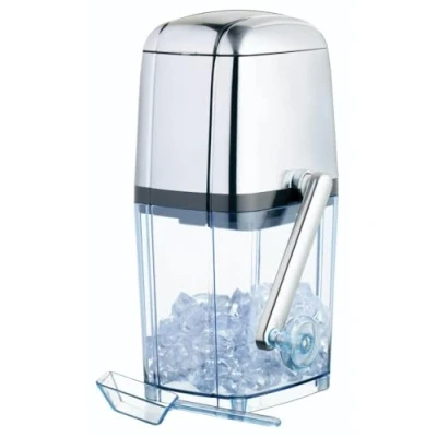 Immagine di BarCraft Tritaghiaccio Manuale con Paletta in Confezione Regalo, Plastica / Acciaio Inox, 15,5 x 13,5 28 cm