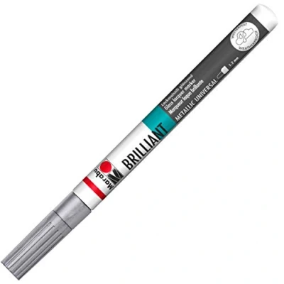 Immagine di 1/2 082 Marabu Brilliant Painter mm, colore: argento