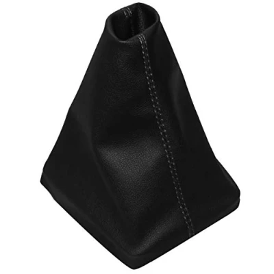 Immagine di AERZETIX Cuffia Soffietto per Leva del Cambio in Similpelle pelle Nero con Cuciture