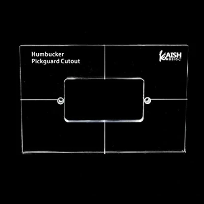 Immagine di Dopro Acrilico Humbucker Pickup Routing Template Modelli per Pickguard Rout