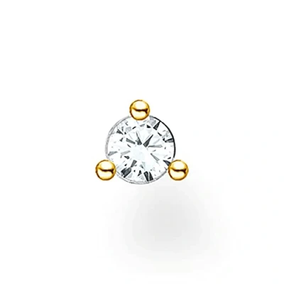 Immagine di Thomas Sabo Orecchini a perno Le signore 18 carati (750) bicolore Non applicabile Irregolare H2197 414 14, Oro