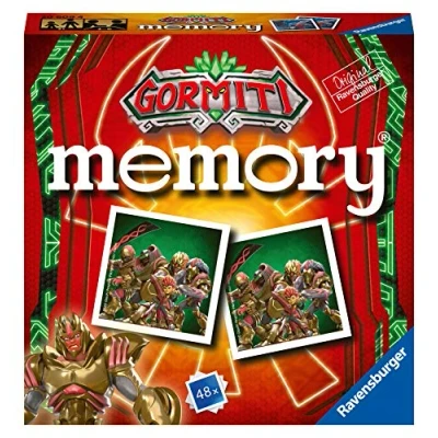 Immagine di Ravensburger Italy Gormiti Memory in Formato Pocket, 15x15 cm, Gioco, 24 Coppie Cartone, 48 Carte, per Bambini a Partire da 4 Anni, 2 8 Giocatori, Multicolore, 20609