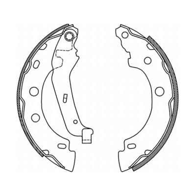 Immagine di ABE C0R013ABE Ganasce Freno Assale posteriore 203,2 39 BENDIX RENAULT: Clio 4, Kangoo I, I Express, NISSAN: Kubistar Van