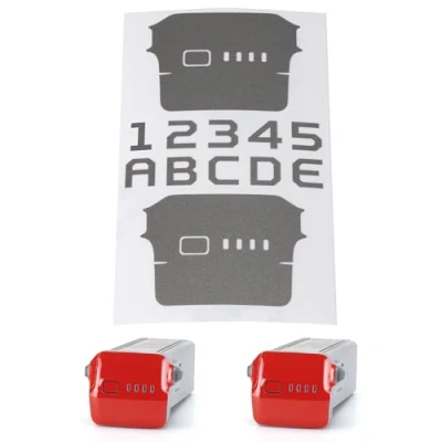 Immagine di WRAPGRADE Skin Compatibile con DJI Air 3 DUE batterie (TITANIUM)