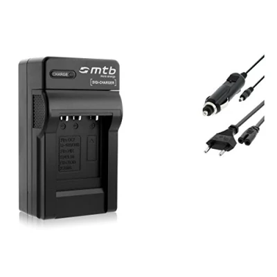 Immagine di Caricabatteria (Auto/Corrente) per Olympus Li 40B/42B, FE .., mju.., µ.., TG.., VG.., VR.., X..