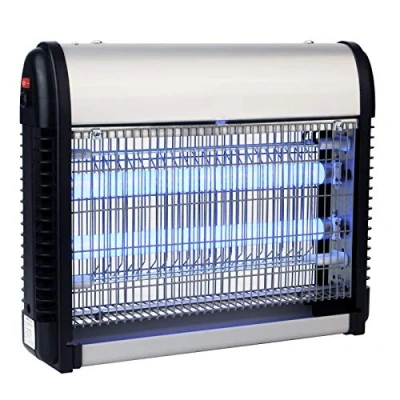 Immagine di Simon uccide mosche e zanzariere elettriche, lampada anti zanzare, per interni, elettroniche, illumina insetti, copertura di 80 100 m², luce LED 2 x 6,5 W, colore: nero