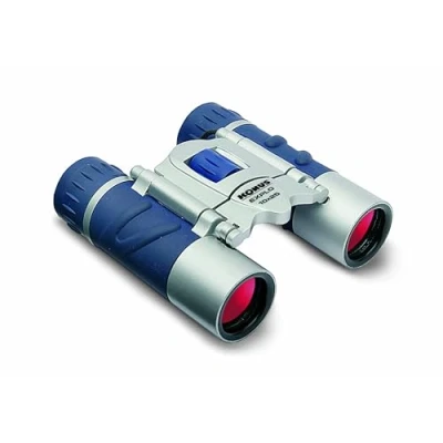 Immagine di KONUS EXPLO 10x25 Binocolo con Rifinitura in Gomma Blu, Ottiche Ruby Coating e Zoom