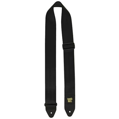 Immagine di Ernie Ball, Tracolla con cinghia da 5 cm stile cintura di sicurezza, colore nero
