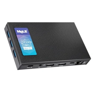 Immagine di Mele Mini PC Quieter3C Senza Ventola Win11 Pro Celeron N5105 Computer Desktop 8GB 128GB Micro 4K HDMI HDR Industriale Ethernet PXE Funzione Completa Tipo C PD