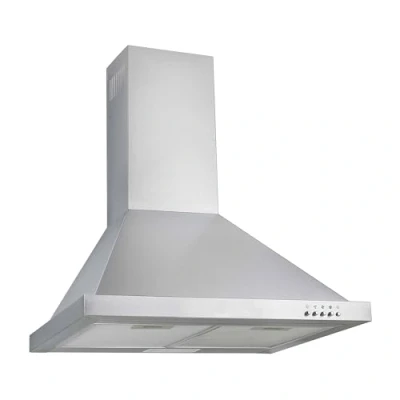 Immagine di Respekta Cappa aspirante/cappa da parete 60 cm/alloggiamento in acciaio inox/funzione di scarico e ricircolo dell&#039;aria/CH22078IXB / B 59 64 dB