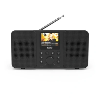 Immagine di Hama DIR10 (FM, DAB, Web Radio, Bluetooth, WiFi), Nero