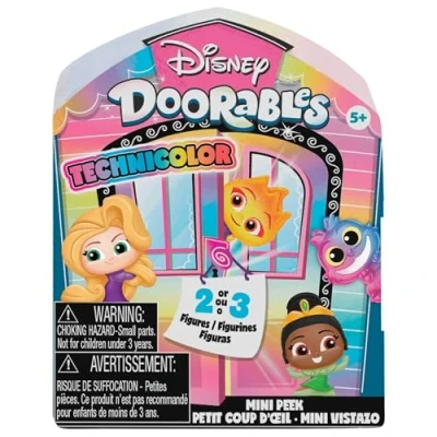 Immagine di Disney Doorables Mini Peek Technicolor Takeover, da 2 a 3 personaggi collezione, stili variabili, giocattoli per bambini dai 5 anni in su di Just Play