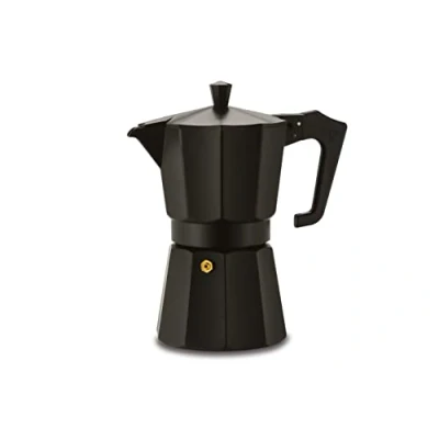 Immagine di Pezzetti ITALEXPRESS Caffettiera in alluminio, 6 tazze cm nero