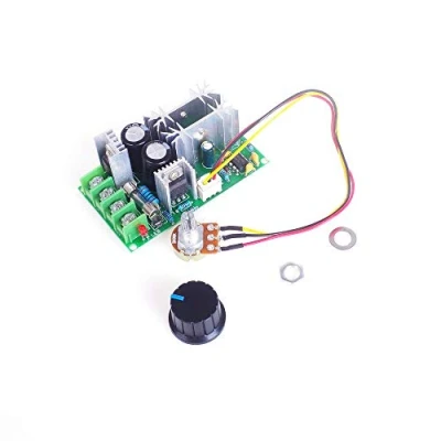Immagine di ANGEEK 12V 24V 36V 48V 60V 1200W 20A PWM Controller DC Motor Speed Control Stepless Governor Module High Power Drive