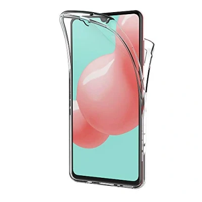 Immagine di AICEK Cover Compatible Samsung Galaxy A41, 360Full Body A41 Silicone Case Molle di TPU Trasparente Sottile Custodia per (6.1 Pollici)