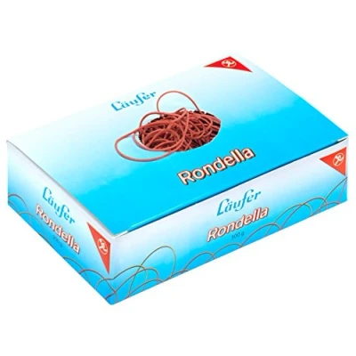 Immagine di Läufer Elastici rotondi in gomma Scatola 100 g 25 mm Ø
