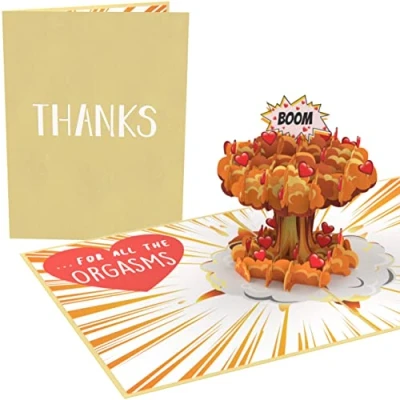 Immagine di PopLife Biglietto pop up 3D Explosion Thank You For All The..