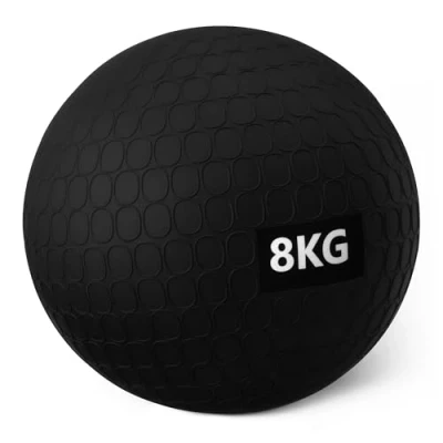 Immagine di Amazon Basics, Palle mediche/slam ball per esercizi, 8 kg, Nero