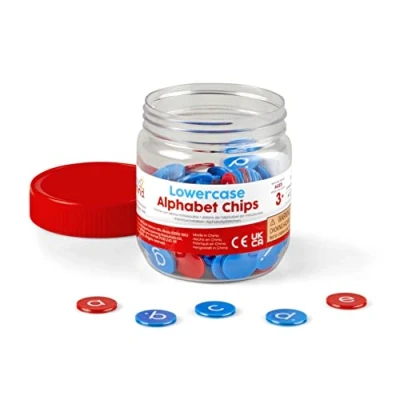 Immagine di Learning Resources figurine dell’alfabeto, Lettere Minuscole , Set da 6 x 26 con consonanti e vocali per le attività di alfabetizzazione in classe a casa, Dai 3 anni avanti