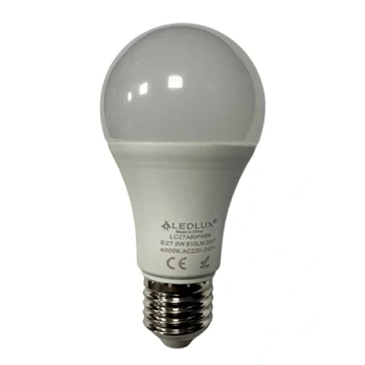 Immagine di Lampadina Led E27 con Sensore Crepuscolare, 220V 9W 810 Lumen, Day Night Sensor (1, Bianco Neutro 4200K)