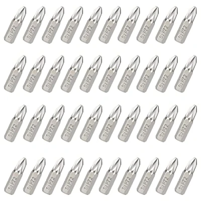 Immagine di Profiwoab 40 pezzi Set di punte T20/PH2/PZ2 Assortimento Torx lunghe 25 mm (PZ2)