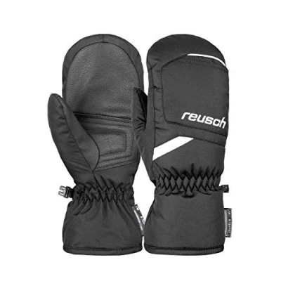 Immagine di Reusch Bennet R Tex Xt Guanti a manopola, Bambini, Black/White, 4,5