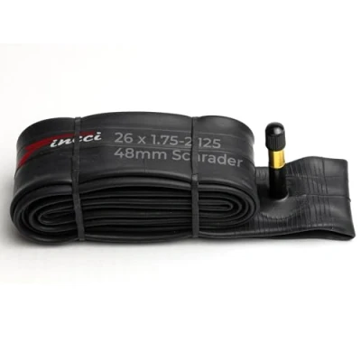 Immagine di Fincci Camera d&#039;aria 26 MTB Bici da corsa x 1,75 1.95 2.00 2.1 pollici per Montagna Strada Ibrida Uomo Biciclettas Valvola Interna Schrader 48mm Confezione 1